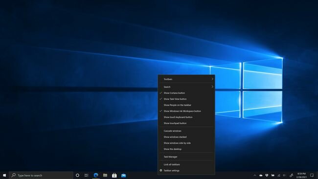 Как добавить панель быстрого запуска в Windows 10